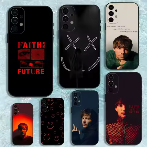Louis Faith T-Tomlinson Phone Case For Samsung S25,S24,S21,S22,S23,S30,Ultra,S20,Plus,Fe,Lite,Note,10,9,5G Black Cover