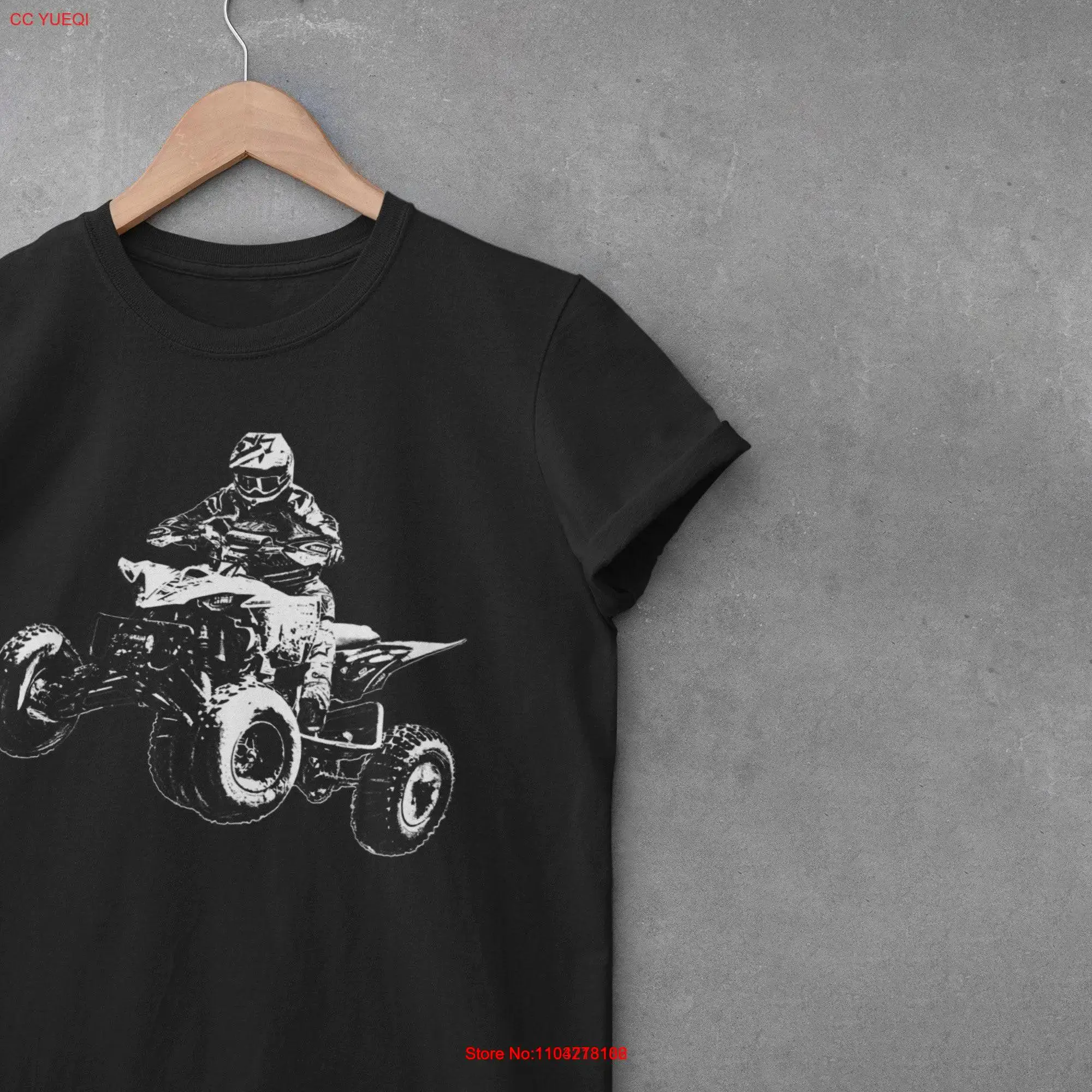 ATV T Shirt All terrain vehicle Quad 4 wheeler Four s for Riders long or short sleeves