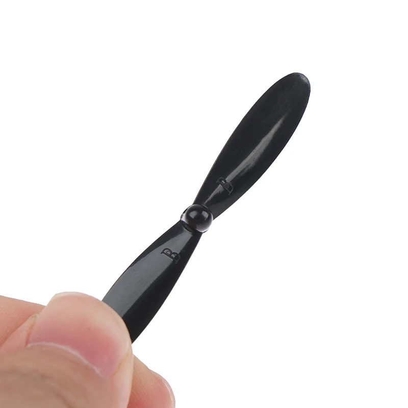Hélice longue pour quadricoptère HUBSAN Tage Hknit, adaptée aux moteurs avec un diamètre d\'arbre de 1mm, H107C, H107D, 55mm, 4 pièces, 20 pièces