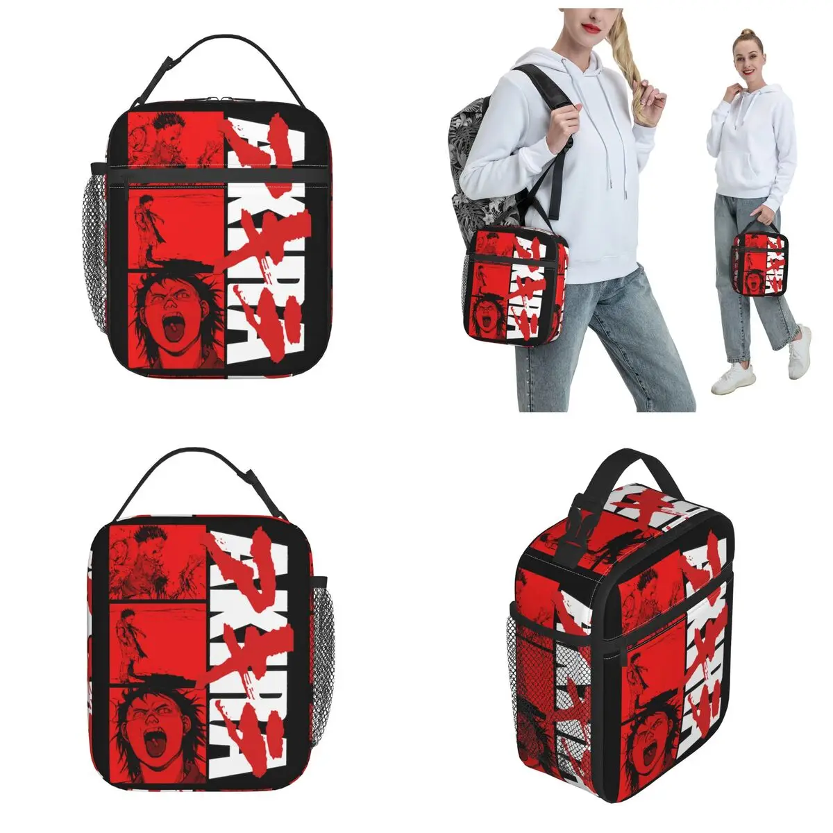 Lunch Box isolato Akira Classic Tetsuo Shima Red Merch Food Box nuovo arrivo Cooler Thermal Bento Box per ufficio