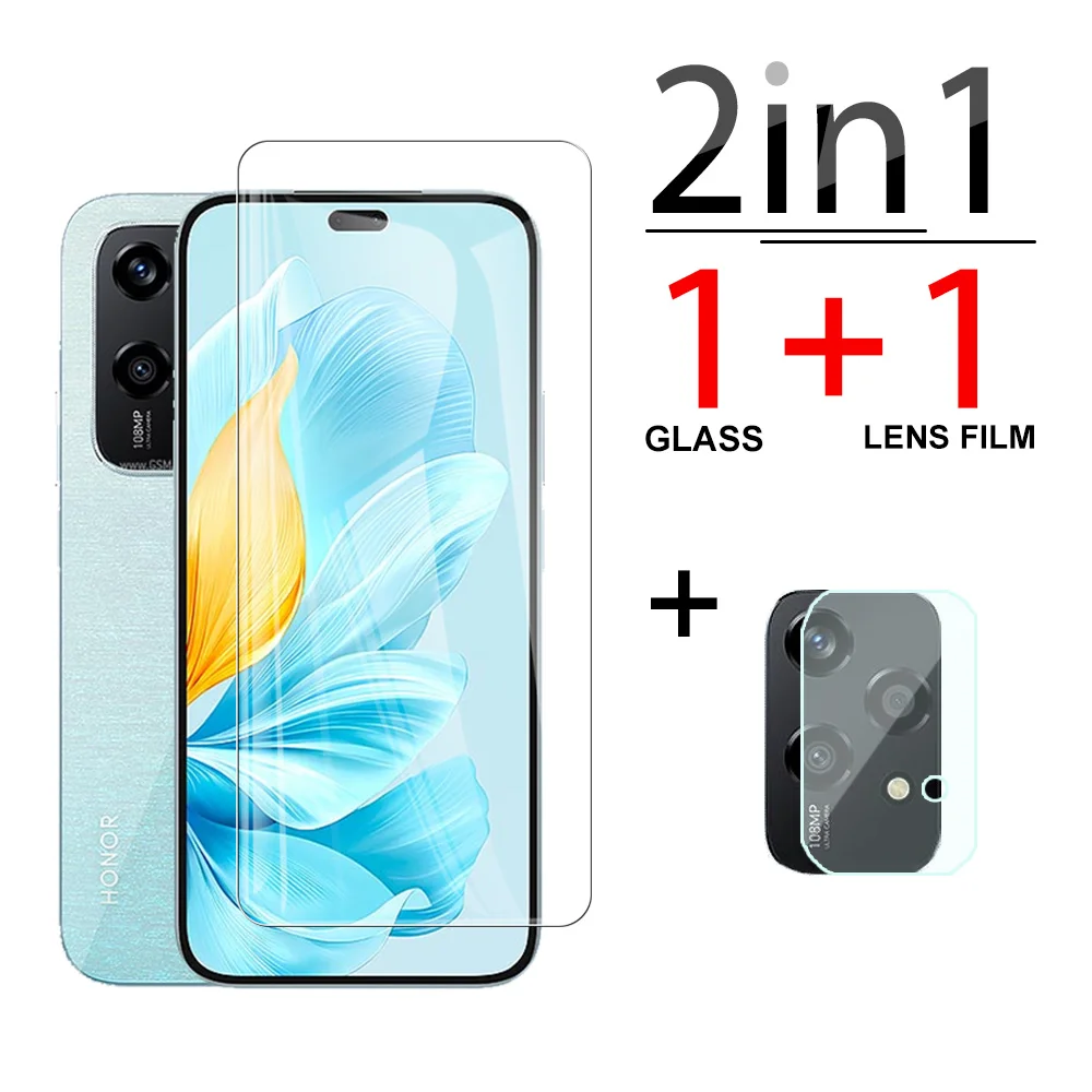 2in1 Camera Lens Protective Film For Honor 200 Lite 5G Tempered Glass Screen Protector For honor200Lite honar 200lite Glass Film