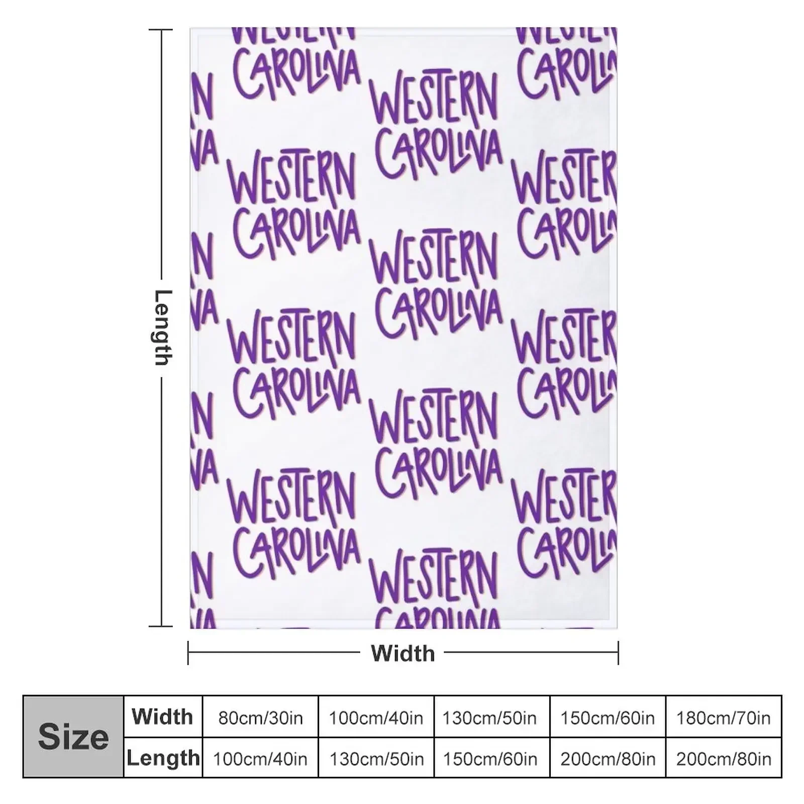 western carolina Throw Blanket Comforter Summer Decorative Throw halloween Personalized Gift Thins Blankets