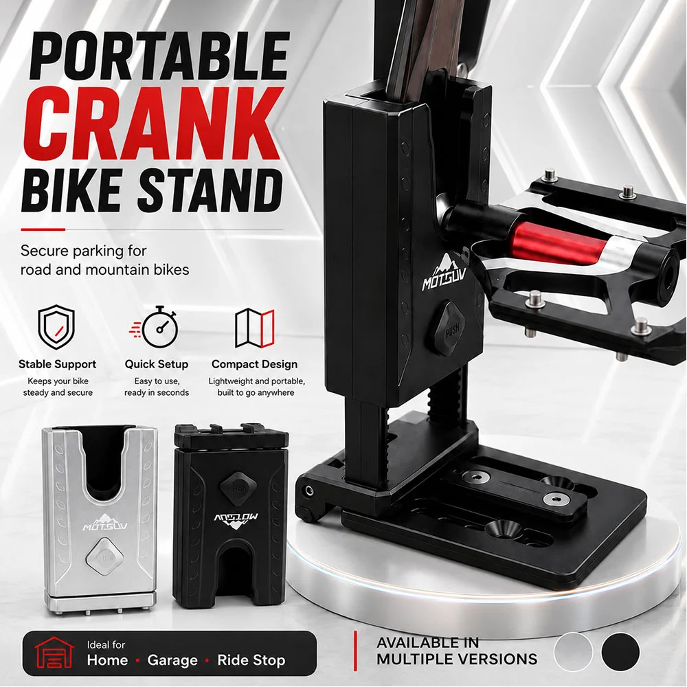 1-2 PCS Aluminum alloy Bicycle Portable Footrest Mountain Road Bike Folding Crank Parking Rack Portable Bicycle Stand