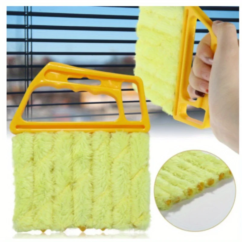 1pc Vent Blinds Cleaner Cloth Brush Auto Air Conditioner Microfiber Air Conditioner Duster car electric fan Cleaner tool