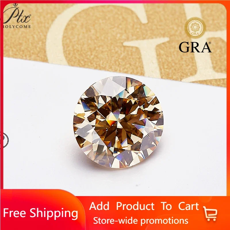 

New Premium D Color VVS1 Moissanite Loose Stone 3.5mm Factory Wholesale Fine Jewelry Certified Diamonds with GRA Holycome Charms