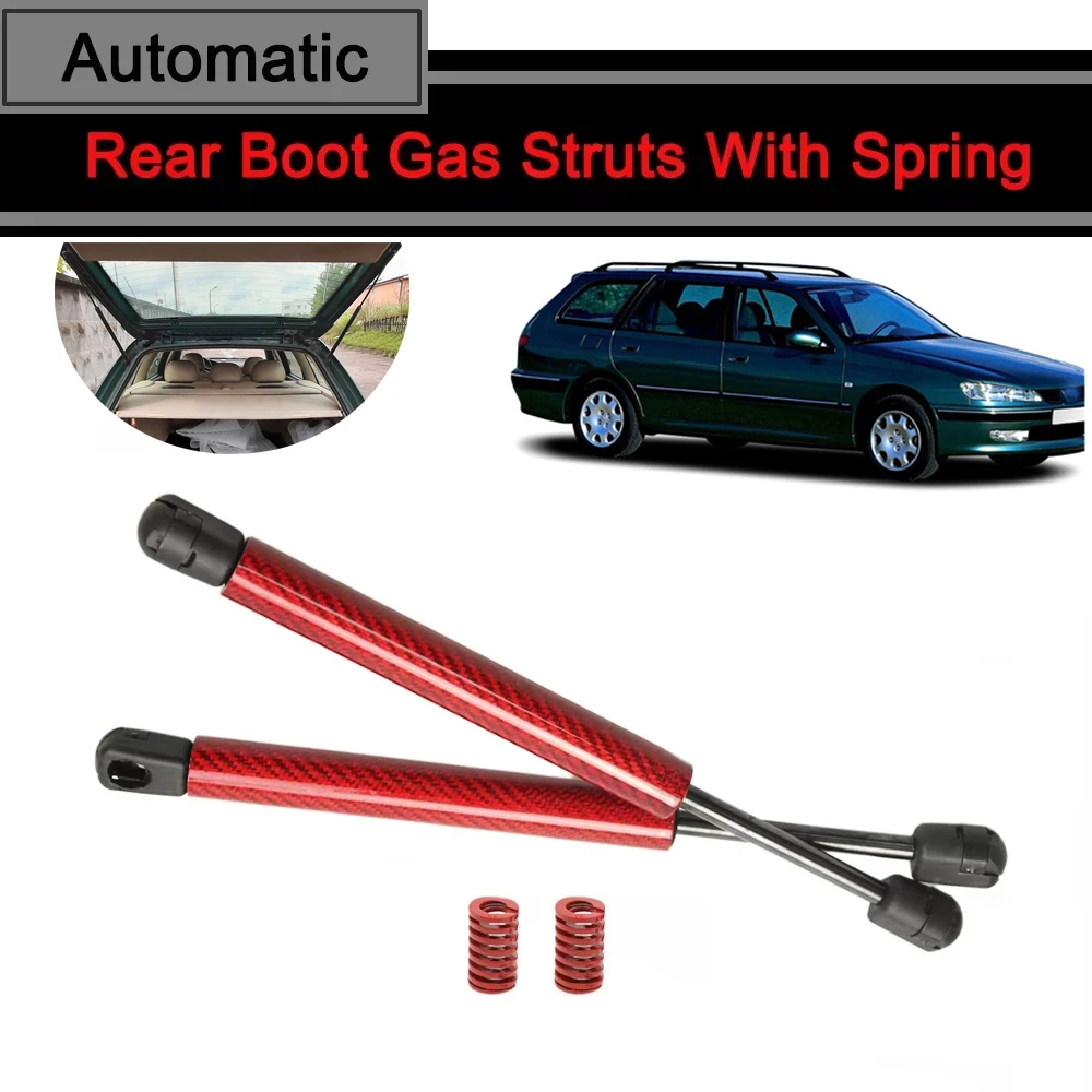 

Автоматические стойки задней двери с пружиной для Peugeot 406 Estate 1996-2004, поддержка подъема багажника, амортизатор, демпфер