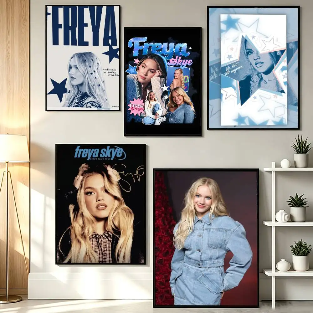 Sweet Cool F-Freya Skye Poster HD Self Adhesive Waterproof Wall Art Ideal for Home Office Dorm Gift