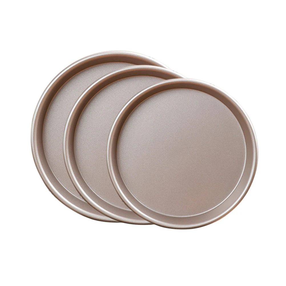 

6 Inch Pizza Mold Sheet Molds for Cake Pizza Bread Round Baking Sheet Crafts Easy Clean Nonstick Baking Pan