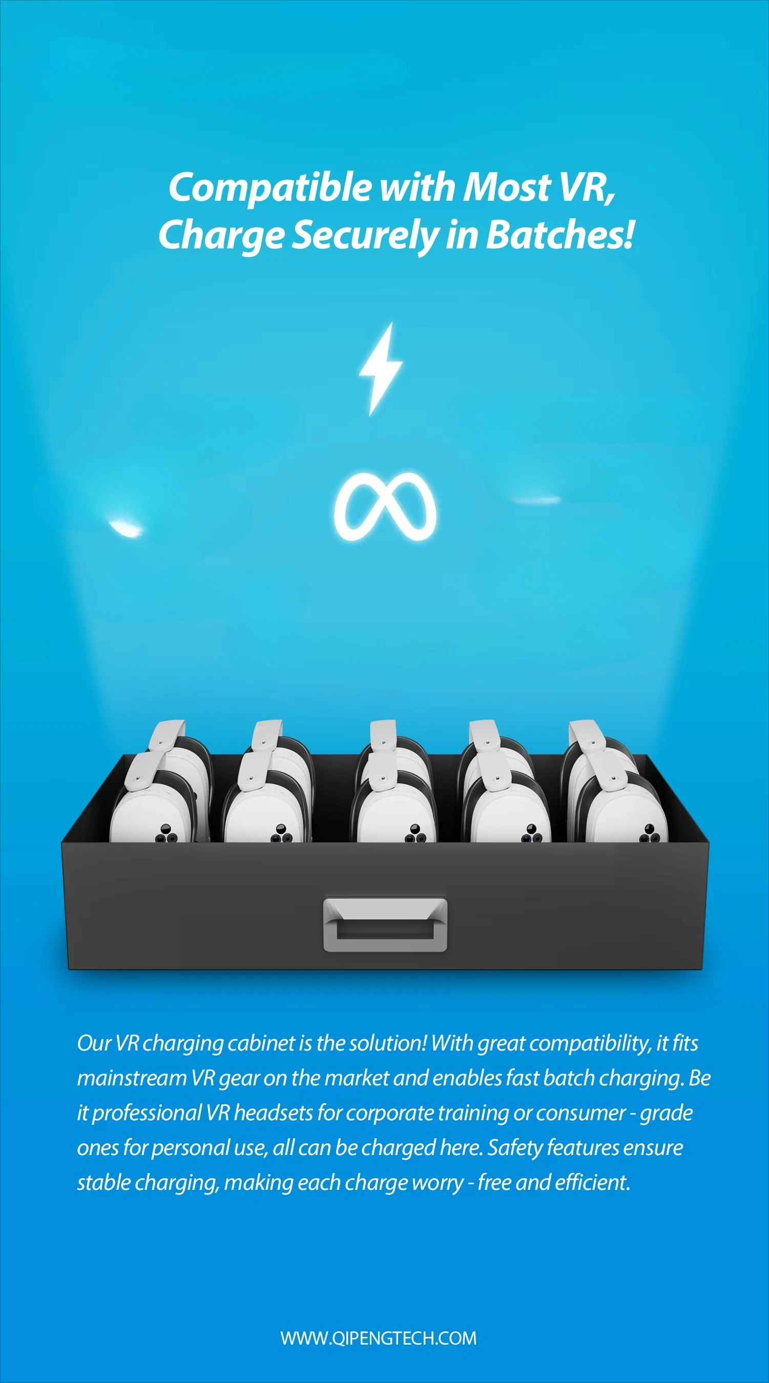 Charging Cabinet Arcade Game VR Headset Charging Cabinet