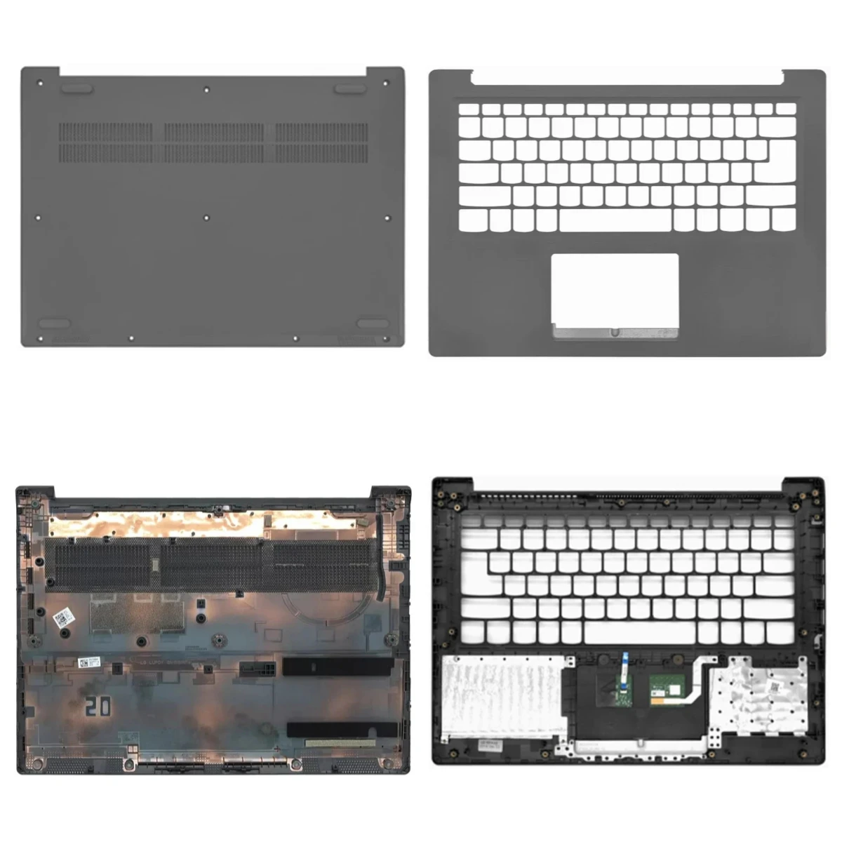 New  for IdeaPad V14-14 V14-IWL V14-IIL laptop Keyboard cover with palm rest top cover and bottom cover 14 inch ABCD shell