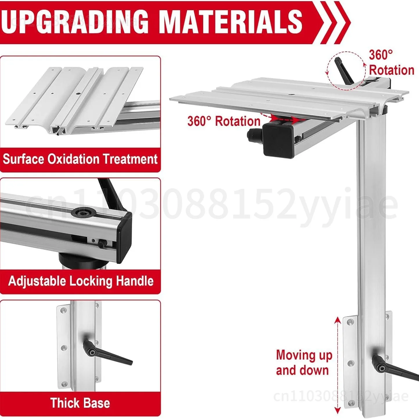 RV & Yacht Multi-functional Table Legs - Rotating, Detachable & Hidden with Frame