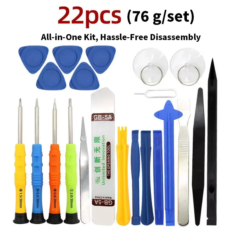 22/34/40/42 in 1 Mobile Phone Repair Tool Kit Screwdriver Set Disassembly Precision Magnetic Bits for iPhone Samsung Xiaomi