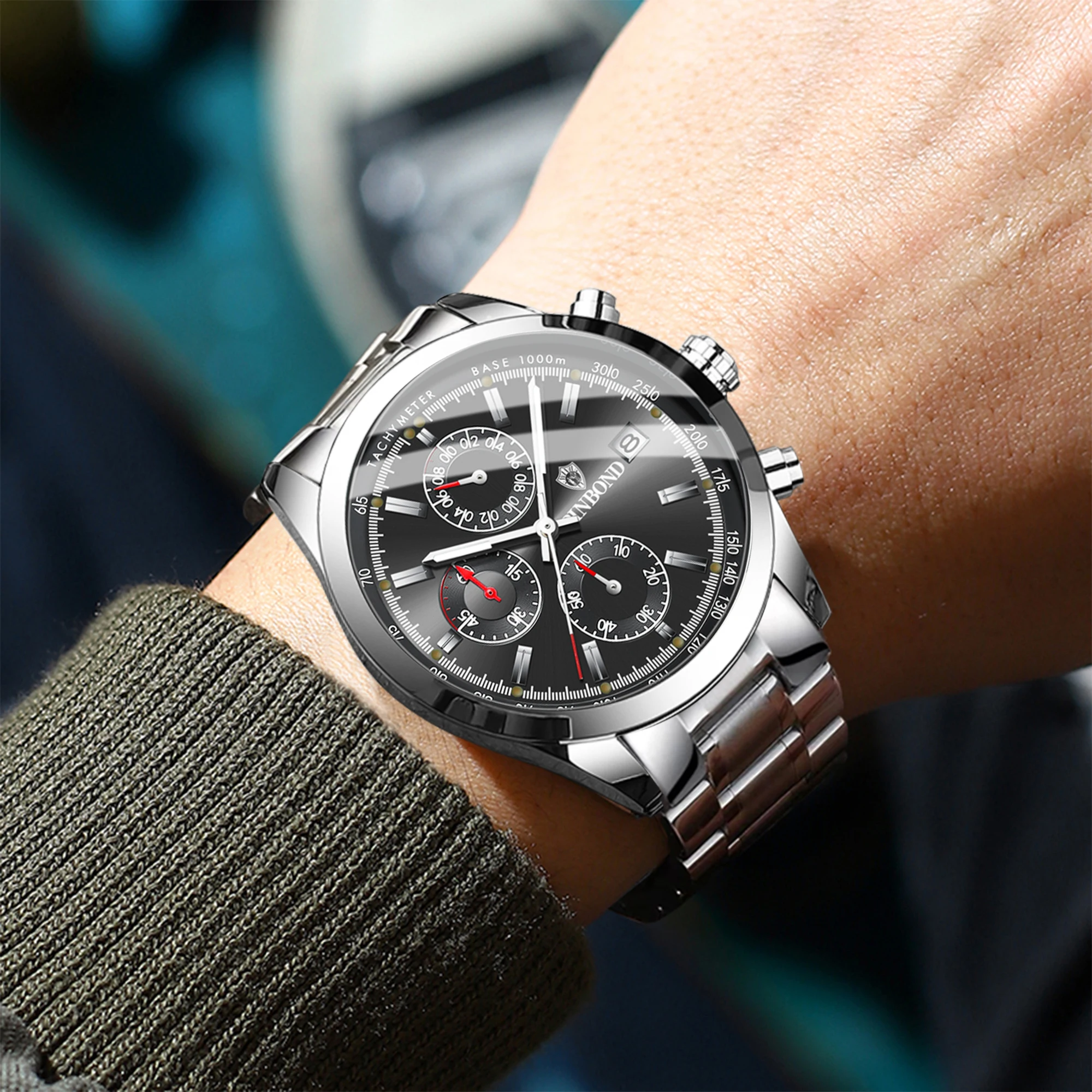 Men's BINBOND Original Quartz Wristwatch