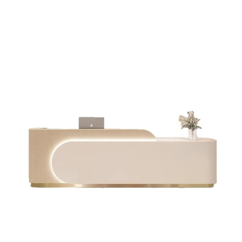 Arc Dental Beauty Salon Reception Desk Light Luxury Clothing Store Training Institution