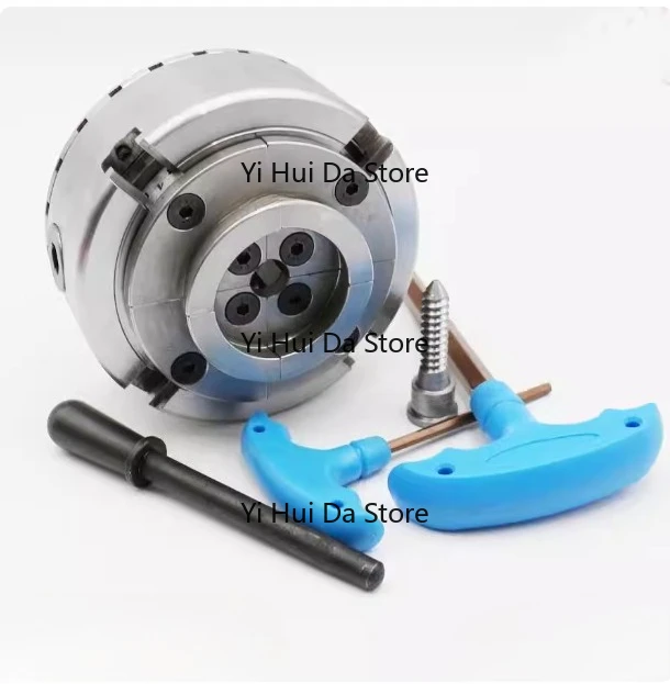 KP96 5 Inch Woodworking Chuck KP125 Four-jaw Self-centering M33 Thread 4 Inch 100 Woodworking Lathe Chuck for Precision Clamping
