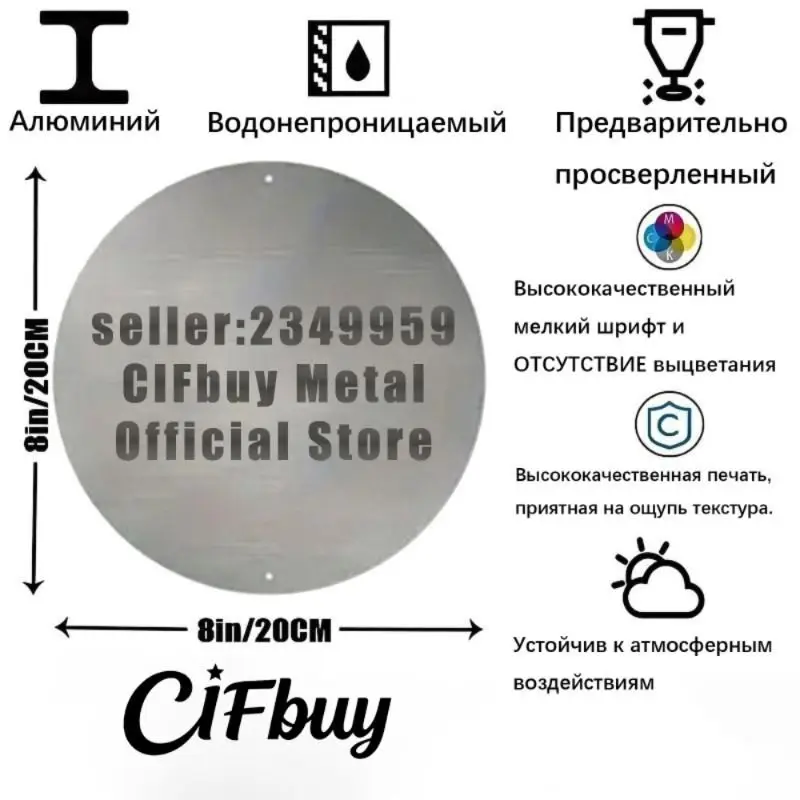 CIFBUY Retro Metal Vinyl Record Wall Art, Vintage Hand-Painted 33 RPM Decorative LP, Unique Home Decor for Living Room, Bar, Caf