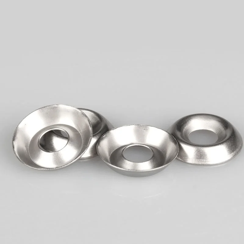 M3 M4 M5 M6 304 Stainless Steel Conical Washer Countersunk Concave-convex Washer Hollow Cone Decorative Washer