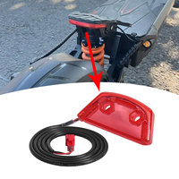 Rear Wheel Fender TailLight for KUGOO KuKirin G2 MAX Electric Scooter Rear Mudguard Tail Light Replacement Accessories Parts