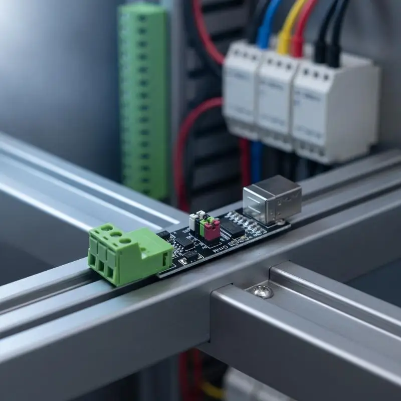 USB To RS485 TTL Serial Converter Module 1Pcs Dual Function Dual Protection for Security Monitoring Equipment Debugging