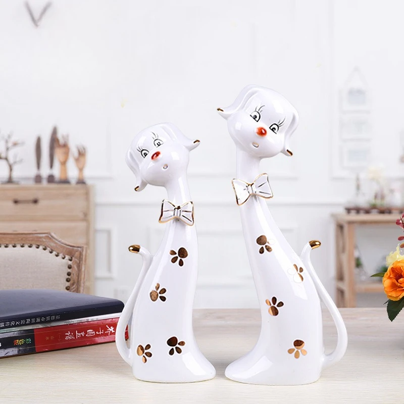 

Figurine Ceramics Home Decoration Modern Simple Bedroom Living Room Beautiful Small And Exquisite Room Decoration Labbubu Home