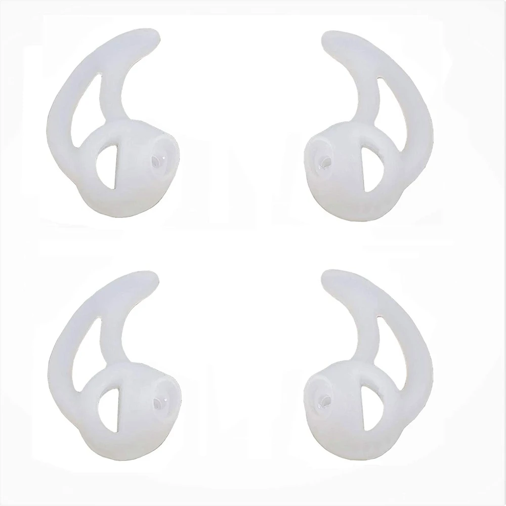 Molde de oreja de aleta de silicona para reemplazo de auricular de Radio bidireccional, puntas de auricular de molde para policía de vigilancia, cabeza de tubo de bobina
