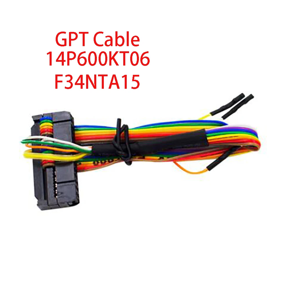 GPT Cable 14P600KT06 F34NTA15 for Ktag V7.020 / V6.070 Programming GPT Connector Flash & EEPROM Programer Work