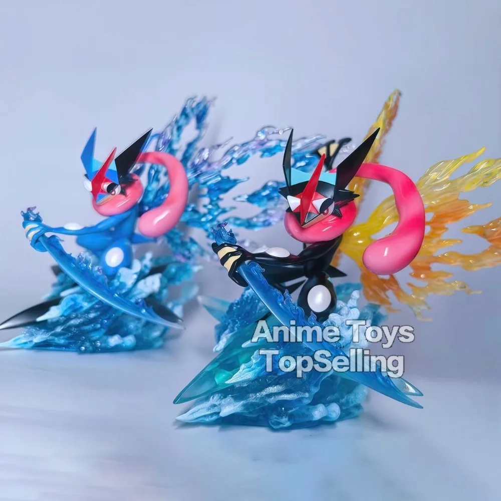 11cm/4.33in Anime Pokemen Figure Butterfly Wings Greninja Action Figures Pvc Statue Desktop Collection Model Toys Gifts