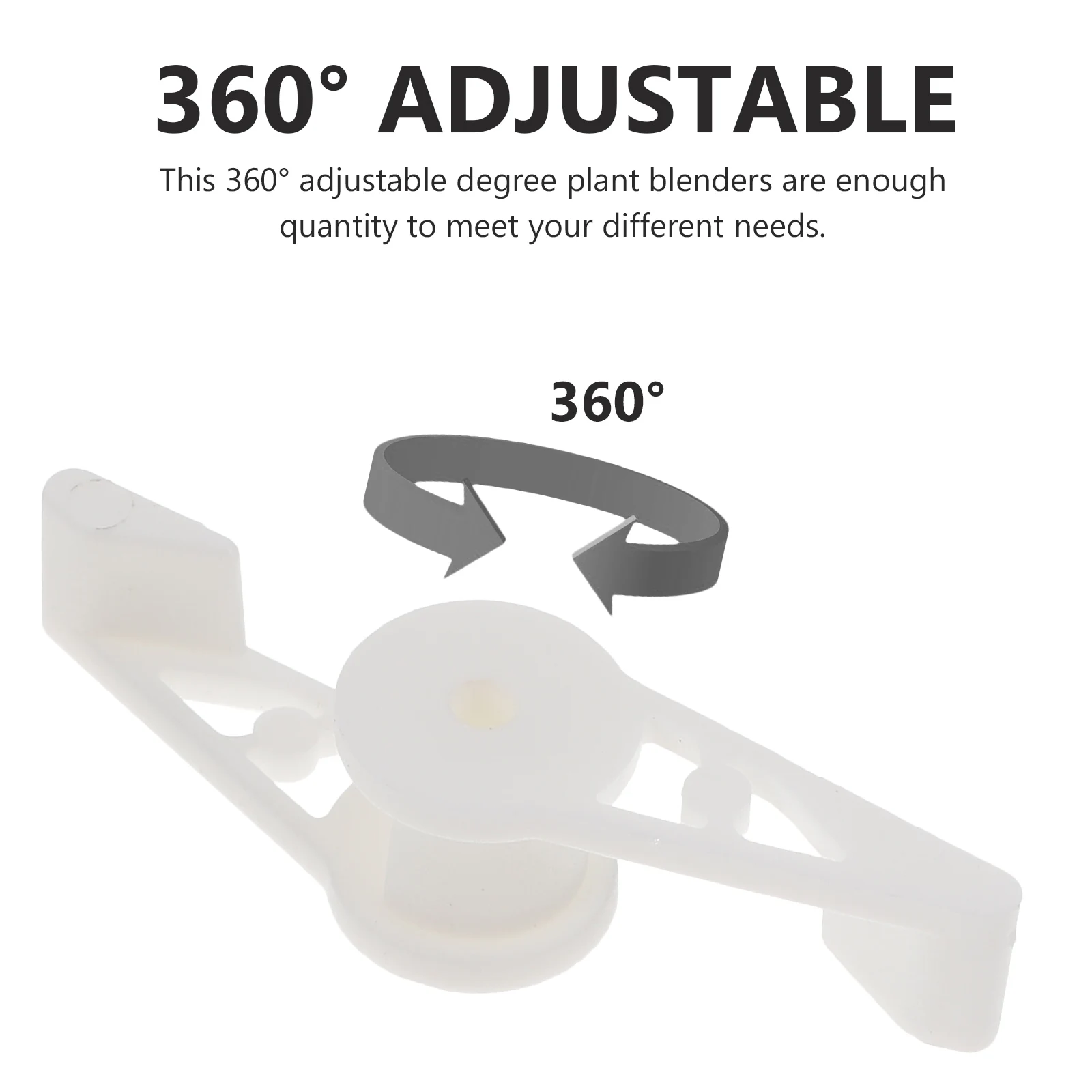 

20 Pcs Plant Bender Bending Clamps Support Clips Training Gardening Supplies Planting Trainer Plastic Benders Plants