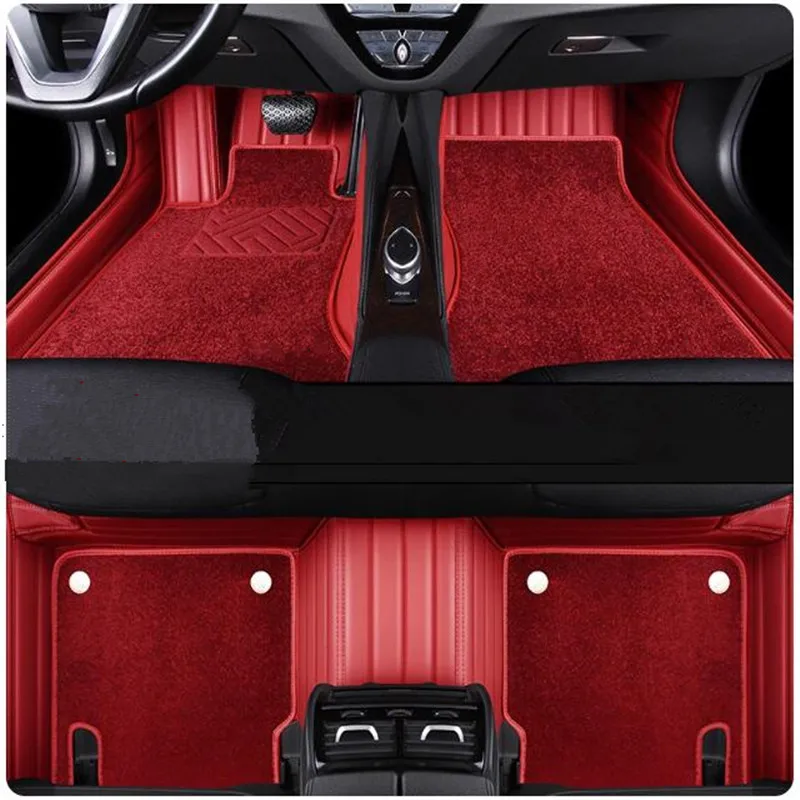 

Custom special car floor mats for Lexus LX 570 5 seats 2021-2007 Top quality waterproof double layers carpets for LX570 2019