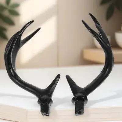 

1Pair Deer Horn DIY Headdress Unique Cosplay Hair Hoop for Halloween Carnival Party Celebration Decoration Craft