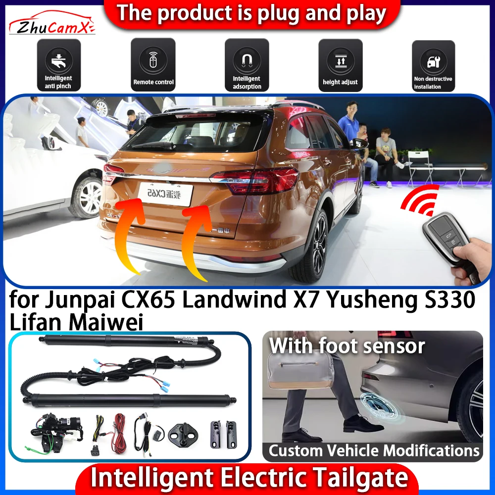 

Smart Powered Tailgate System for Junpai CX65 Landwind X7 Yusheng S330 Lifan Maiwei Automatic Intelligent Electric Trunk Lift
