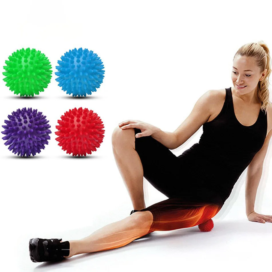 WOSWEIR Massage Yoga Balls PVC Exercise Sport Fitness Ball Body Stress Relief Scapulae Hand Foot Roller Massager Workout Home