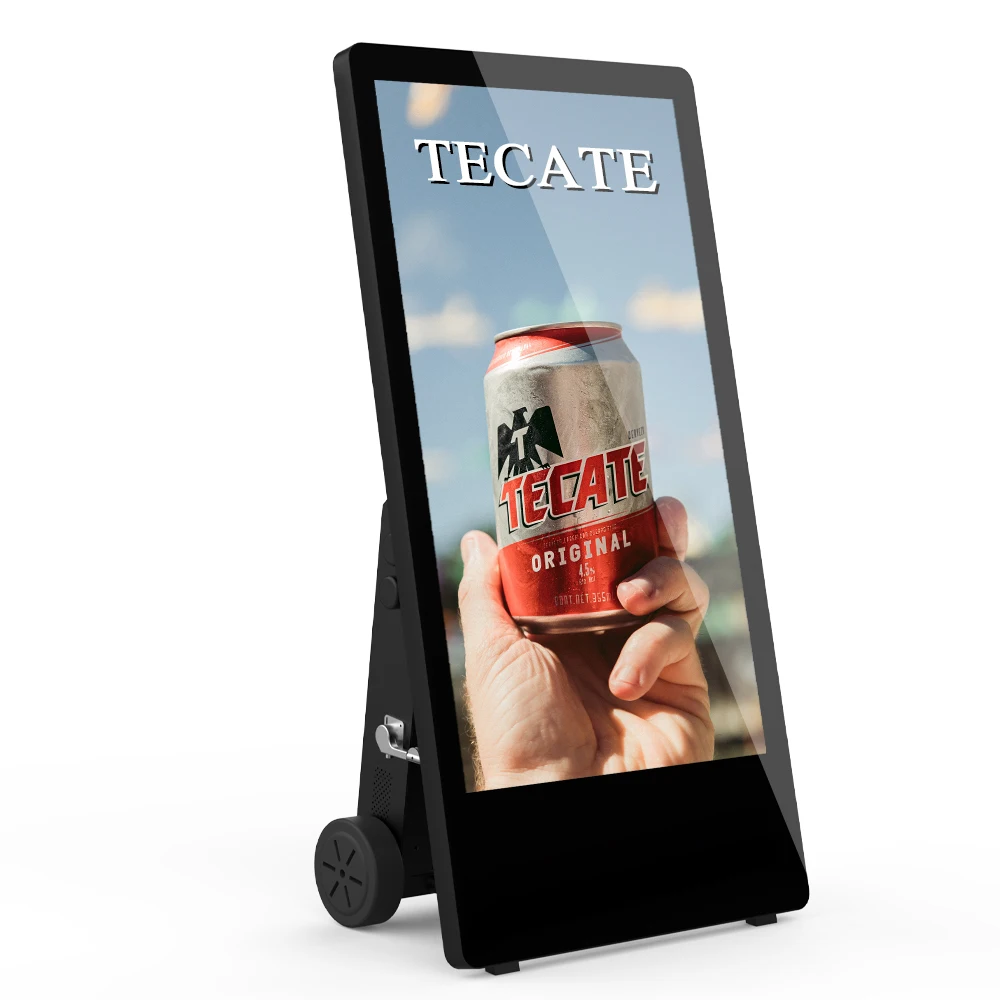 高輝度屋外防水 Ip65 1500Nits 液晶デジタルポスターディスプレイ屋内屋外ショップ小売店