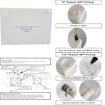 ระบบถังเก็บน้ำสะอาดสำหรับรถบ้า...