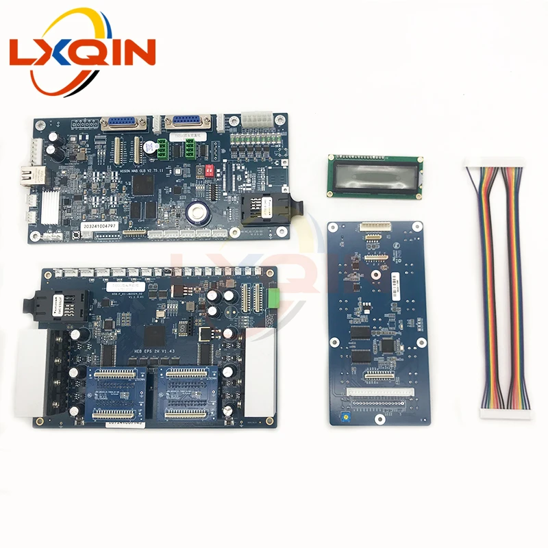 LXQIN Hoson 4 head i1600 board kit for Epson i1600 print head board kit for water based/ Eco solvent /UV printer Network version