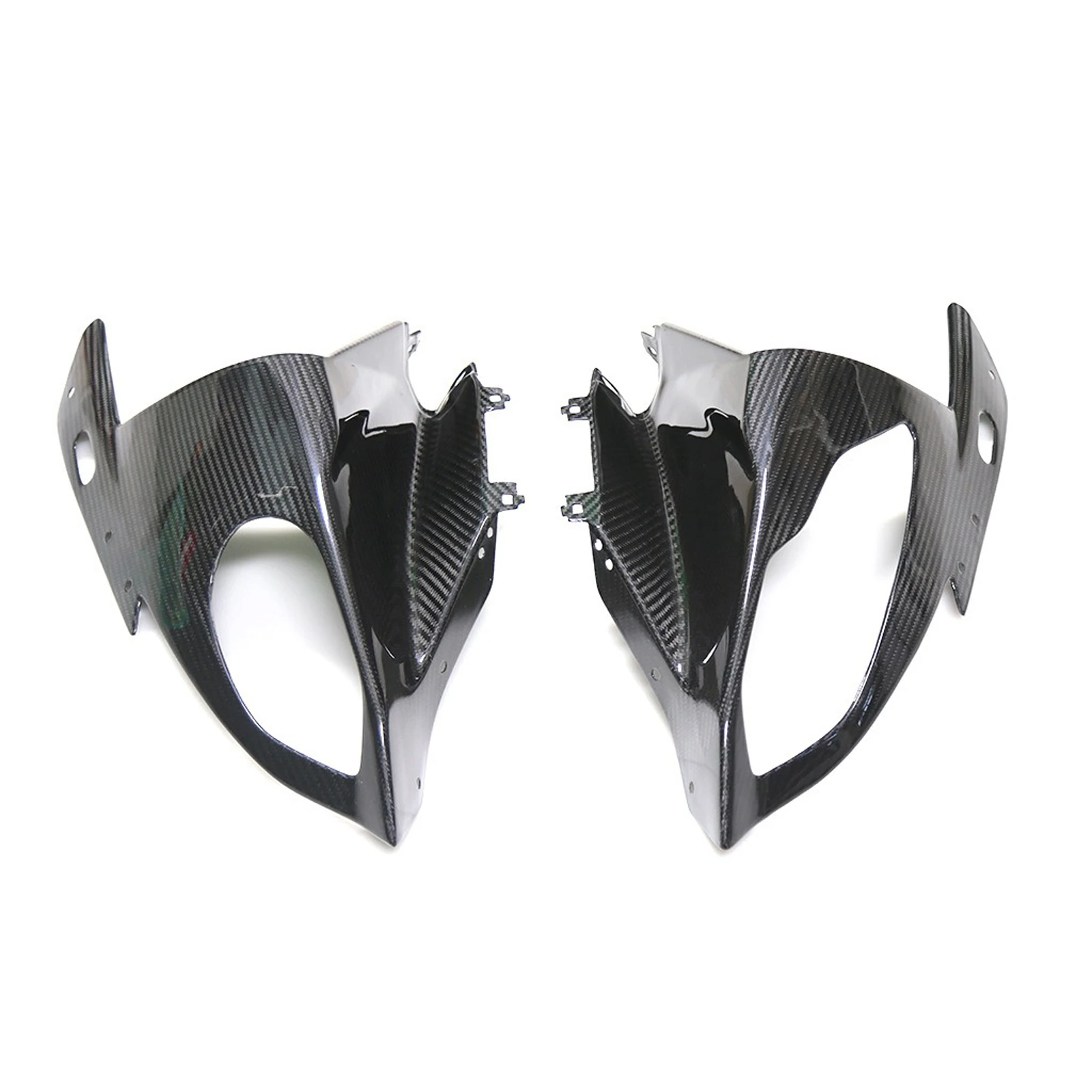 

Carbon Fiber Motorcycle Front Nose Fairing Headlight Cover Cowl For BMW S1000RR 2015 2016 2017 2018 2019