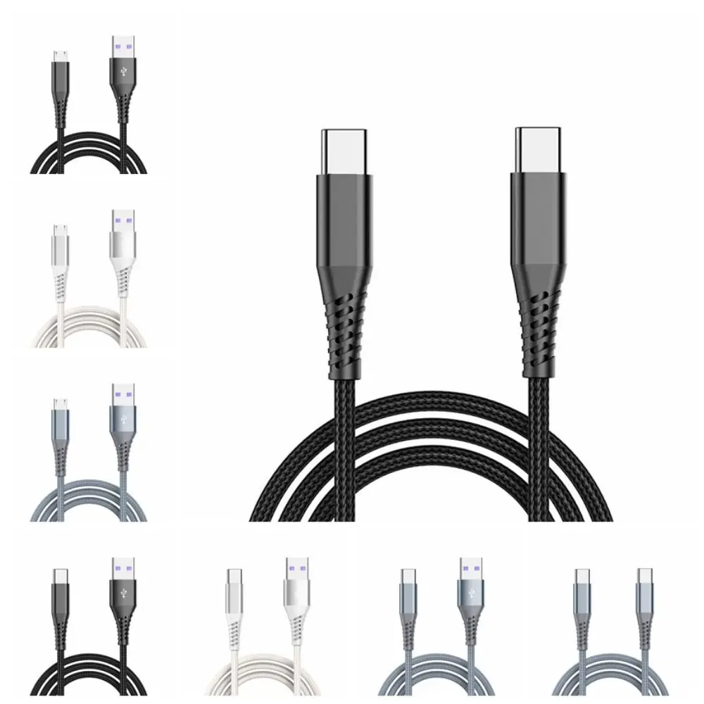 Type-c TO Type-c Fast Charging Cable Dual Type C Micro USB Type C Cable Data Transmission Resistant To Bending