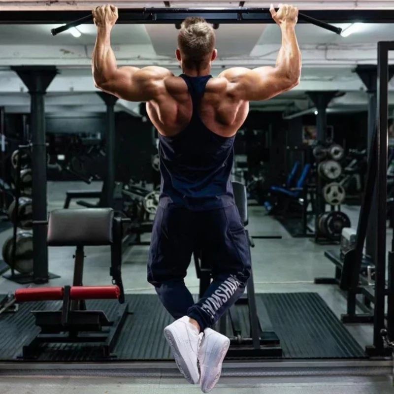 Men's Cotton Gym Vest Narrow Strap, Dragon Ball Z Sleeveless Fitness Tank Top with Stylish for Street Fashion & Training