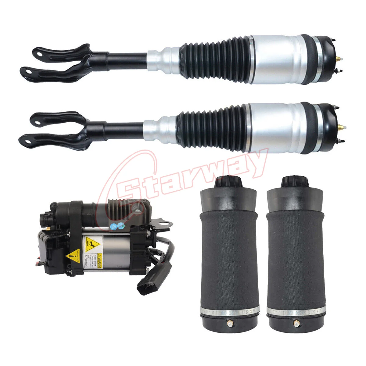 2011-2015 68059904AC 68059904AB 68231887AA for Jeep Grand Cherokee Suspension Shock Springs Compressor Kit 5pcs
