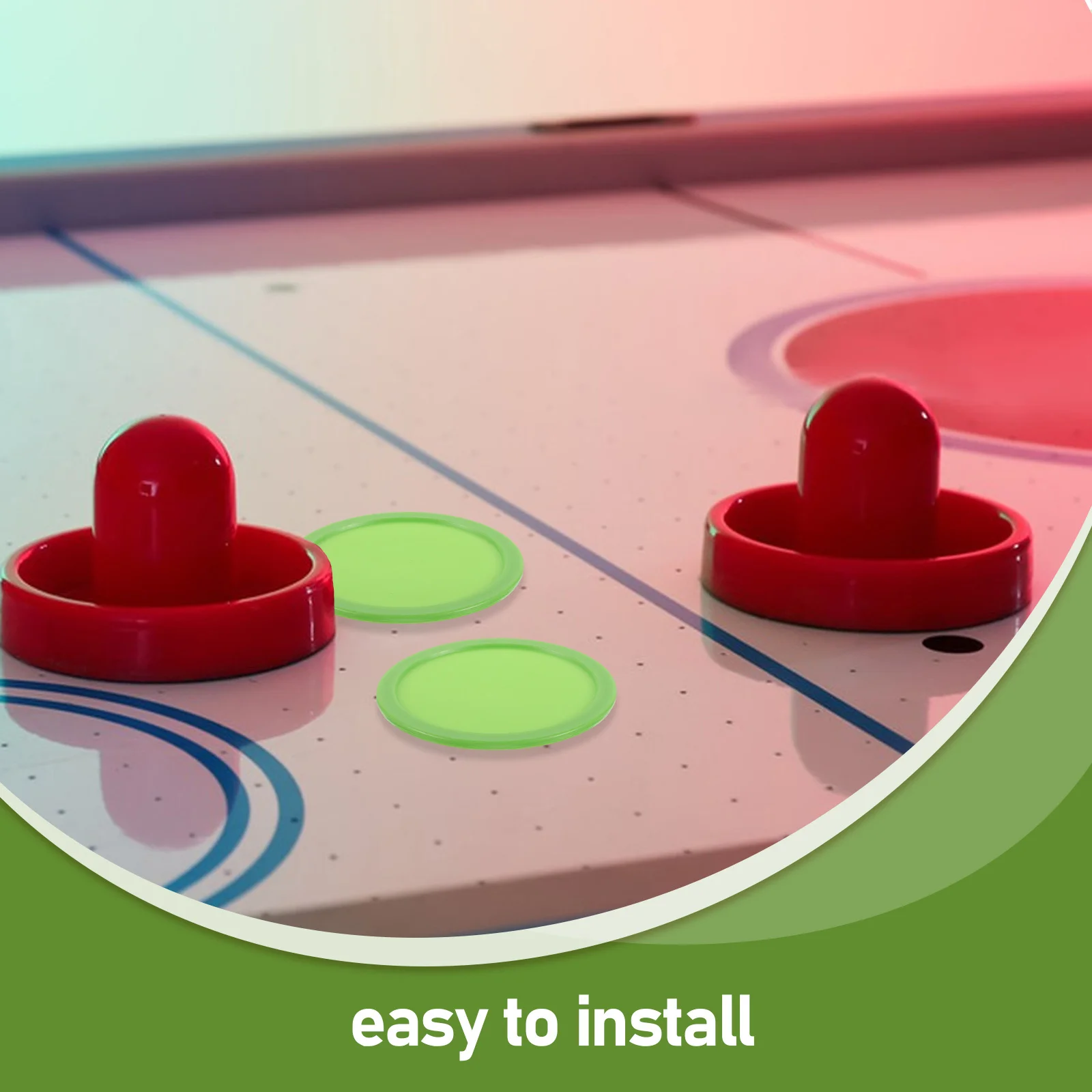 

16pcs Ice Pucks 64Mm Plastic Air Hockey Puck Replacement For Tabletop Indoor Outdoor Multiplayer Hockey Accessories