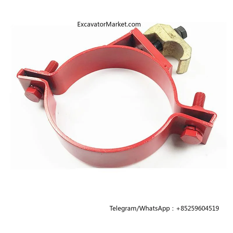 For Hitachi 200 210 230 240 250 Middle Boom Big Boom Cylinder Hoop Tubing Clamp high quality excavator accessories