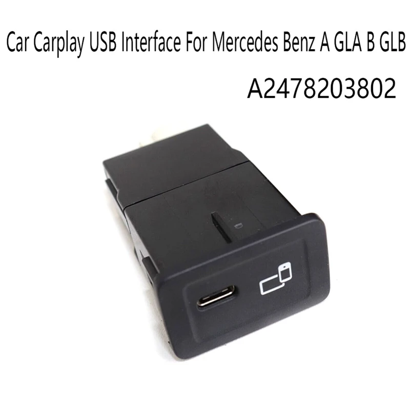 

A2478203802 Car Carplay USB Interface USB Plug SD Card Reader For Mercedes Benz A GLA B GLB 2478203802 Replacement