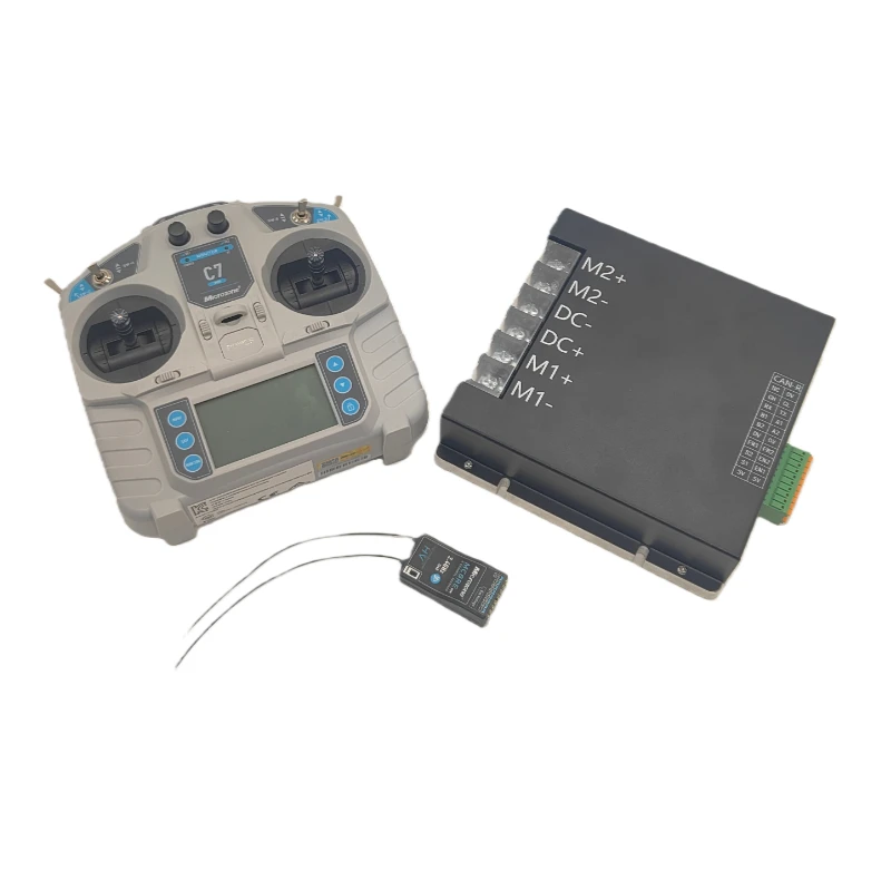 12V 24V 48V Brushed Motor Smart Dual Brushed Motor Controller PWM RC Control for Lawn Mower