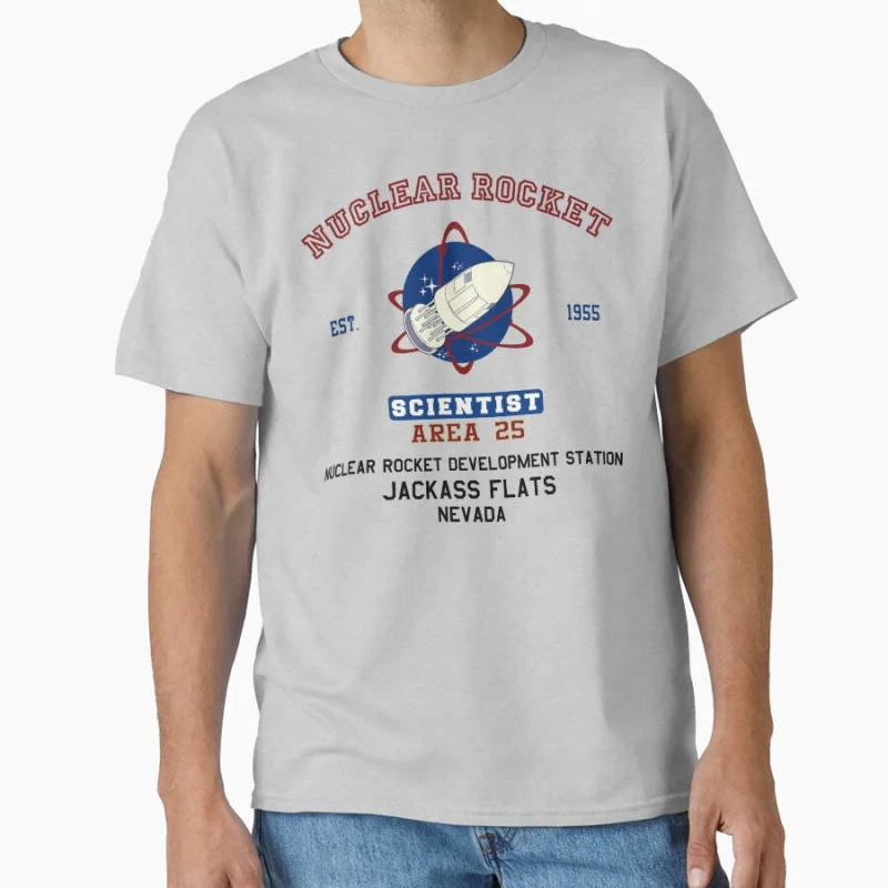 

Nuclear Rocket Scientist space exploration Funny Quantum Mechanics Gift T shirt men large size Tops S-6XL