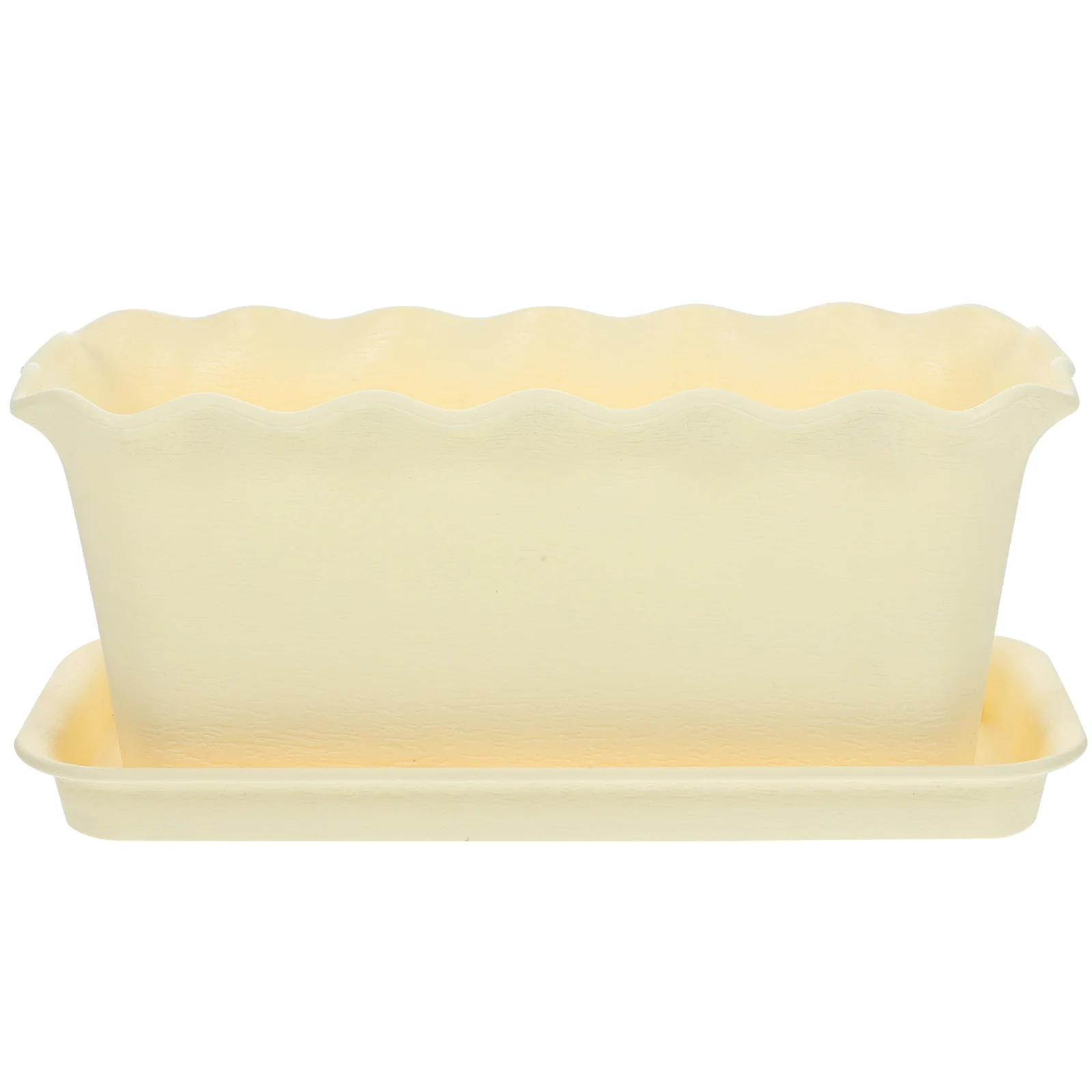 Maceta de plástico Rectangular para flores, diseño transpirable para suculentas, verduras, bonsái, maceteros de jardín, 1 Juego