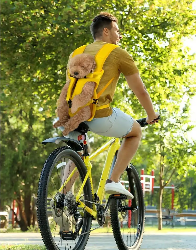 Pet Carrier Backpack for Dogs Cat Portable Puppy Transportation Dog Bags Thickened Sponge Pet Front Dog Carrier Backpacks