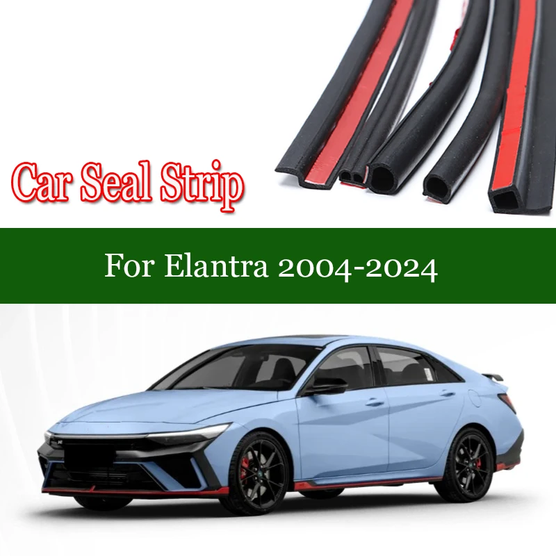 

Для Elantra Santafe 04-24 уплотнитель края двери автомобиля, уплотнительные ленты для автомобиля, шумоизоляционная защита от ветра, автогерметик, аксессуары