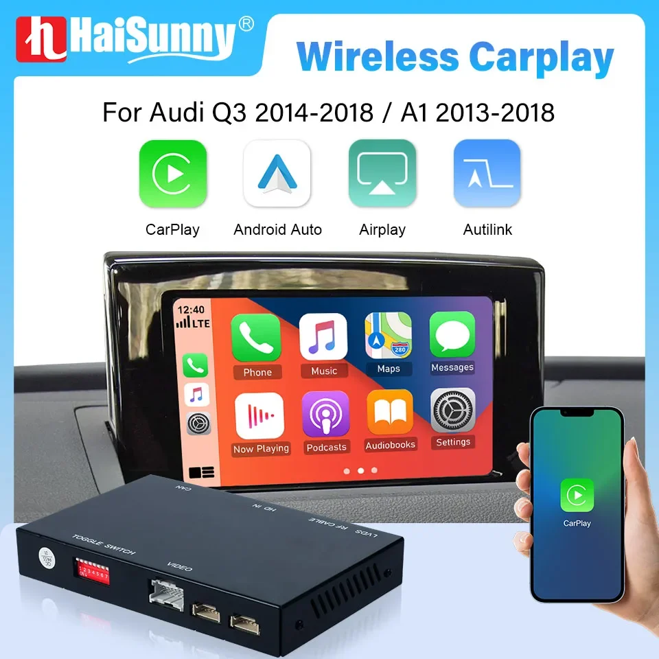 Беспроводной автомобильный интерфейс Carplay Android для Audi A1 Q3 Quattro RSQ3 8U S1 RMC 8X Sportback 2010 2011 2012 2013 2014 + камера