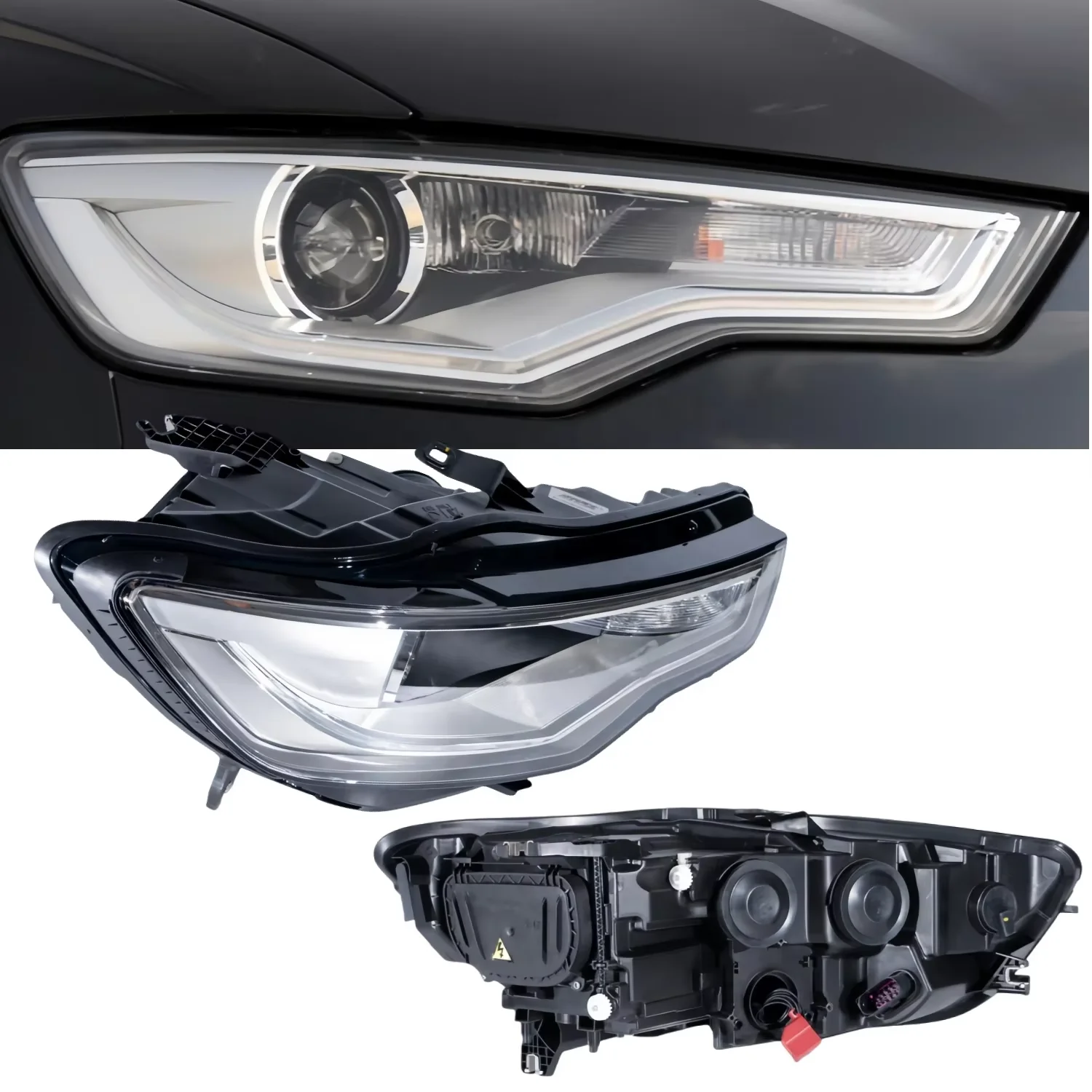 A6 C7 2012-2015 Front Headlight Assembly Auto Lighting System OEM 4GD941005A 4GD941006A