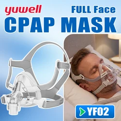 YuWell YF-02 Cpap Mask with Headgear Full Mask Auto CPAP APAP BIPAP For Medical Air Breathing Machine Sleep Apnea Anti Snoring